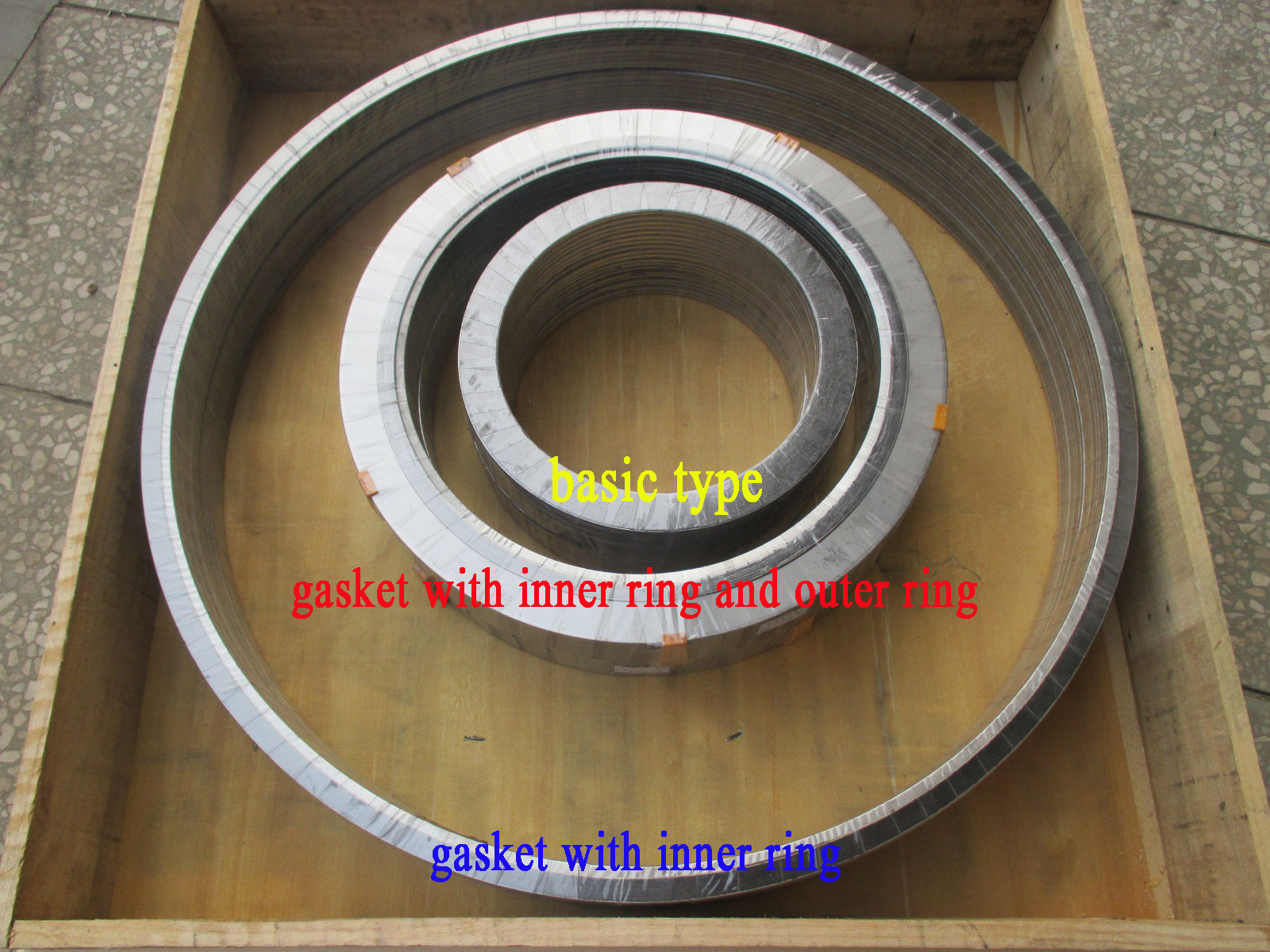 Methapo ea maqeba a marang-rang gasket mefuta: A, B, C, D, E, F